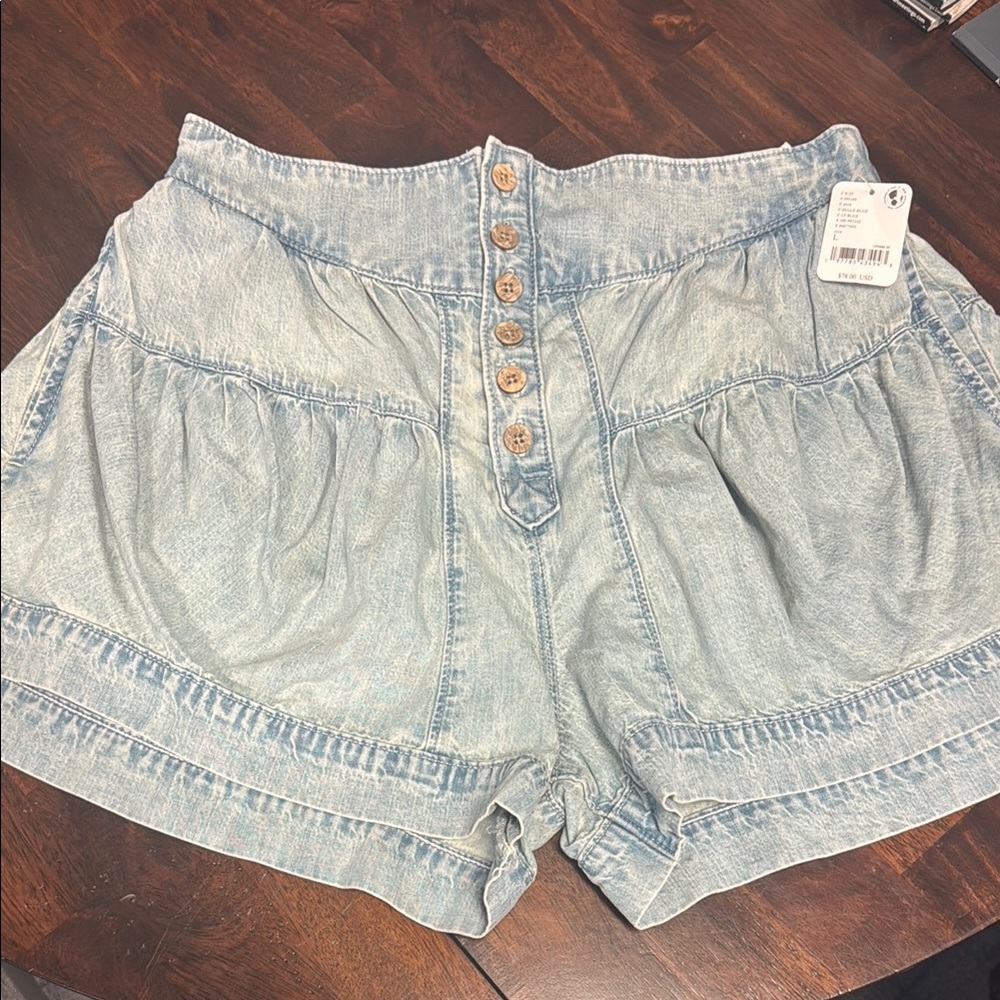 NWT We the Free Fleur Denim Shorts